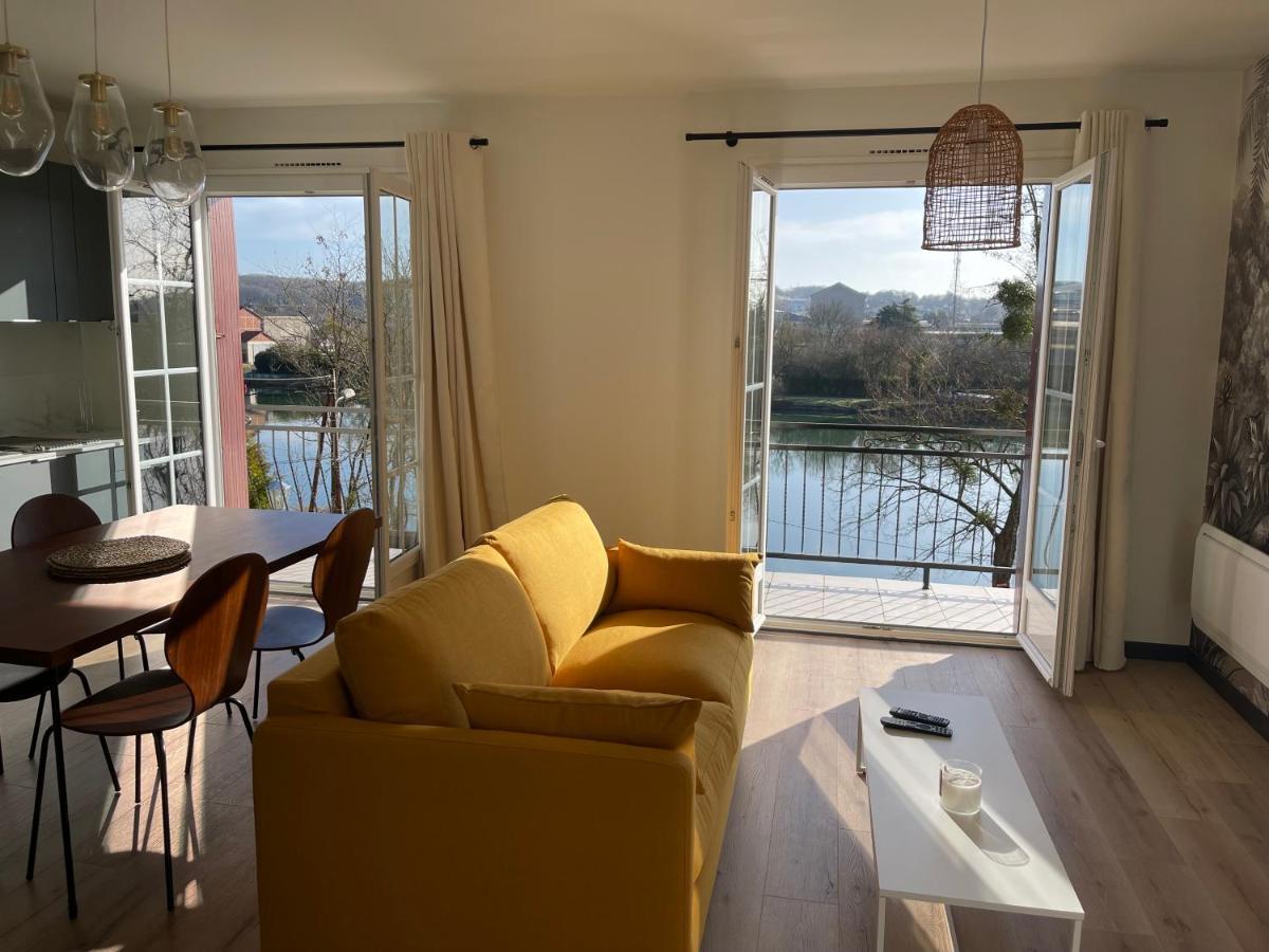 Ambiance Seine, Appartement Lumineux En Bordure De Seine - Chouette Thomery Exteriör bild